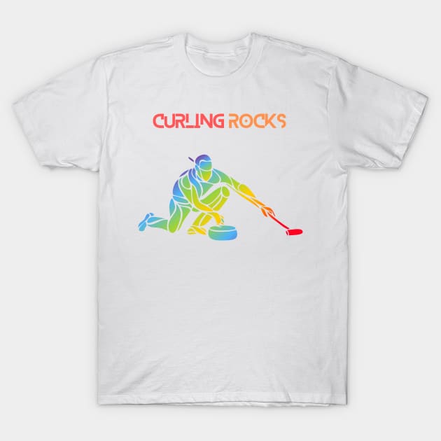 Curling rocks T-Shirt by smkworld